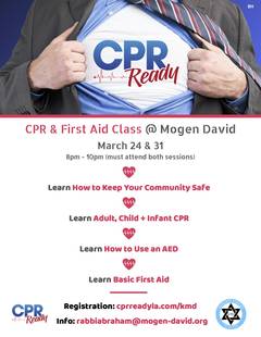Banner Image for CPR & First Aid Class @KMD